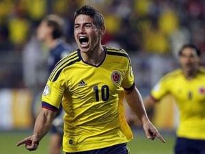 Хамес назван лучшим игроком матча Колумбия – Перу