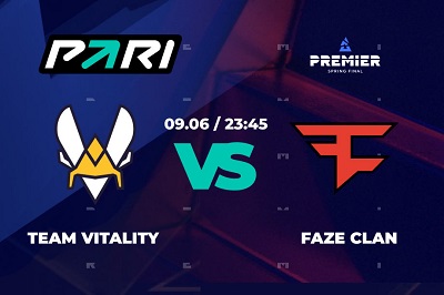 Клиенты PARI ставят на Vitality против FaZe на BLAST Premier: Spring Final 2023