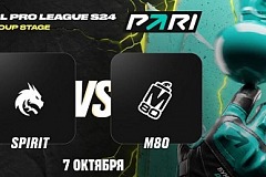 PARI: Team Spirit прервет лузстрик в матче с M80
