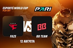 Клиенты PARI уверены, что FaZe обыграет BB Team в первом раунде Esports World Cup 2026 по CS