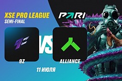 Клиент PARI поставил 200 000 рублей на победу 9z над Alliance в полуфинале XSE Pro League 2026 по CS2