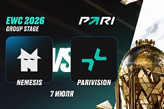 PARI: PARIVISION — явный фаворит в матче с Team Nemesis на Esports World Cup 2026