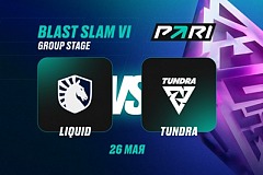PARI: Team Liquid — фаворит в матче с Tundra на BLAST Slam VII по Dota 2