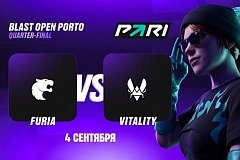 Клиент PARI поставил 500 000 рублей на победу Vitality над FURIA в четвертьфинале BLAST Open Fall 2026 по CS2