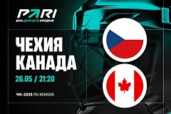 Клиент PARI поставил 250 000 рублей на победу Канады над Чехией на ЧМ-2026