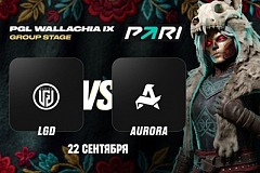 PARI: Aurora со Skiter переиграет LGD со Sneyking в групповом этапе PGL Wallachia Season 9 по Dota 2