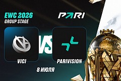 Клиенты PARI уверены в победе PARIVISION над Vici Gaming в матче группового этапа Esports World Cup 2026 по Dota 2